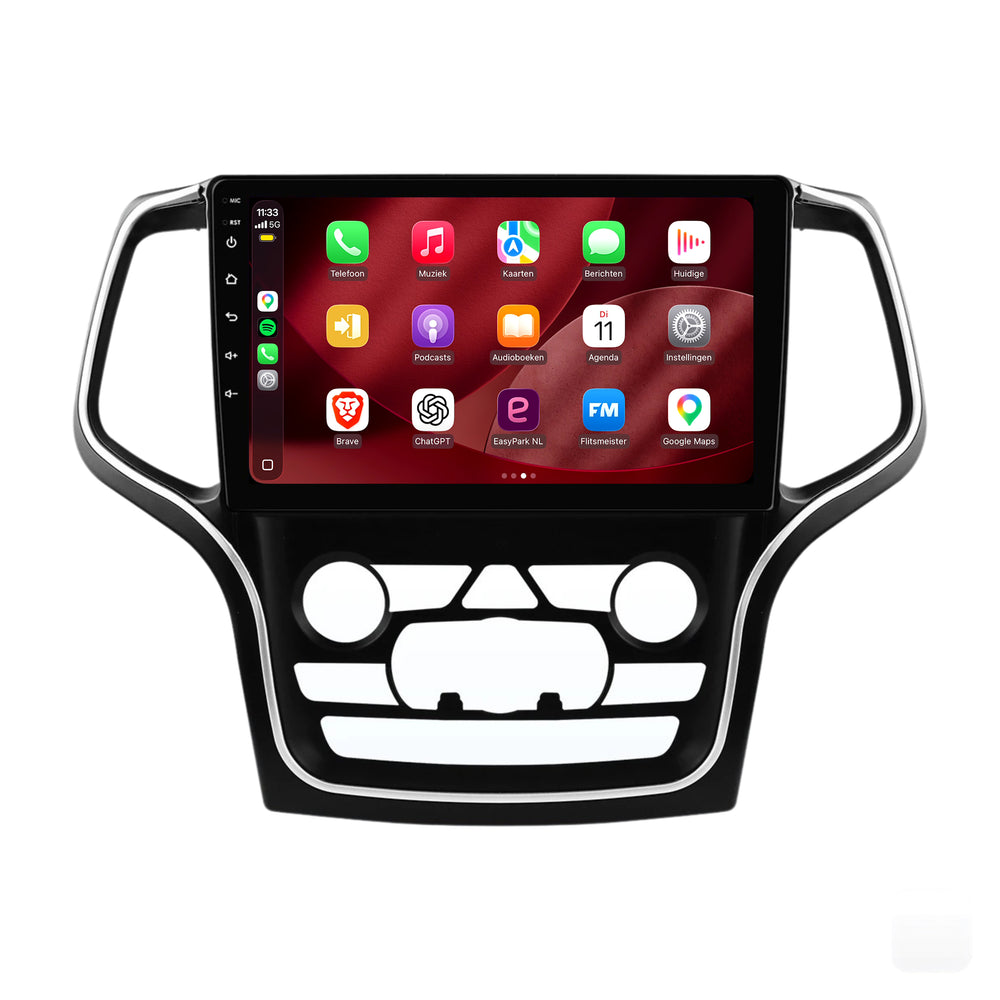 Jeep Grand Cherokee-radio med CarPlay og Android Auto | 2015–2018 | 9 tommer | Android 15 | CTX-7443