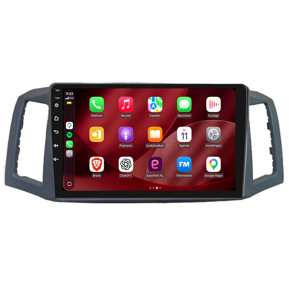Jeep Grand Cherokee | Android 15 | 9 inch Autoradio | 2004 t/m 2007 | CarPlay & Android Auto