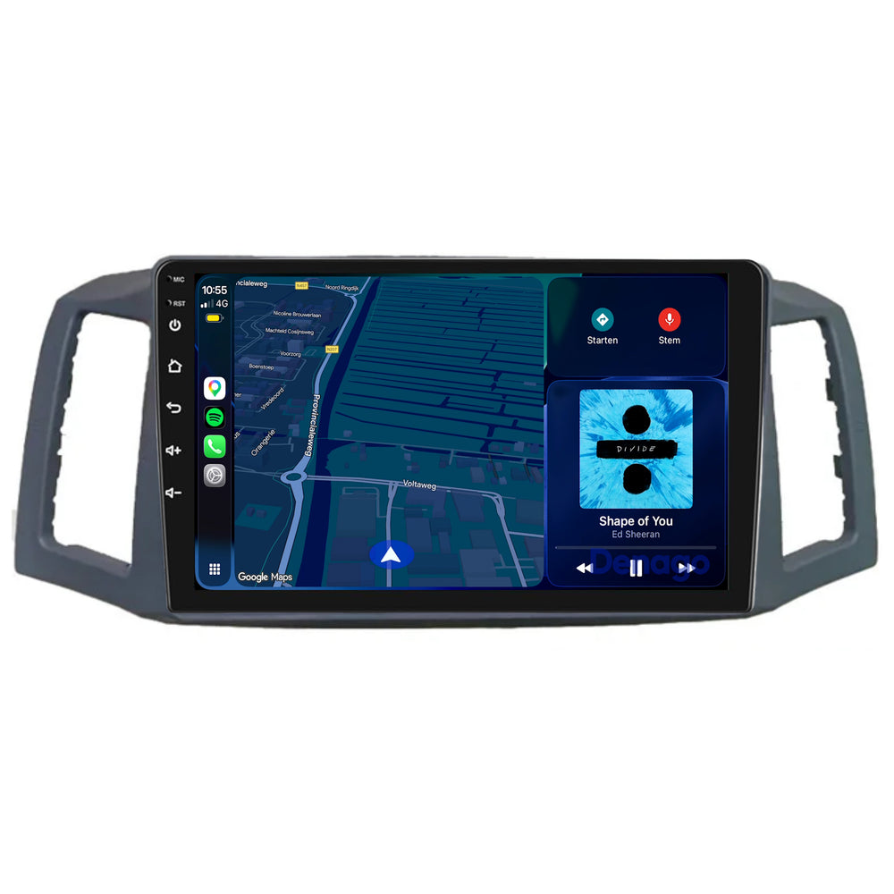Jeep Grand Cherokee CarPlay autoradio | 2004 t/m 2007 | Denago DNG-A502 | 9 inch | Android 13 | Draadloos CarPlay & Android Auto