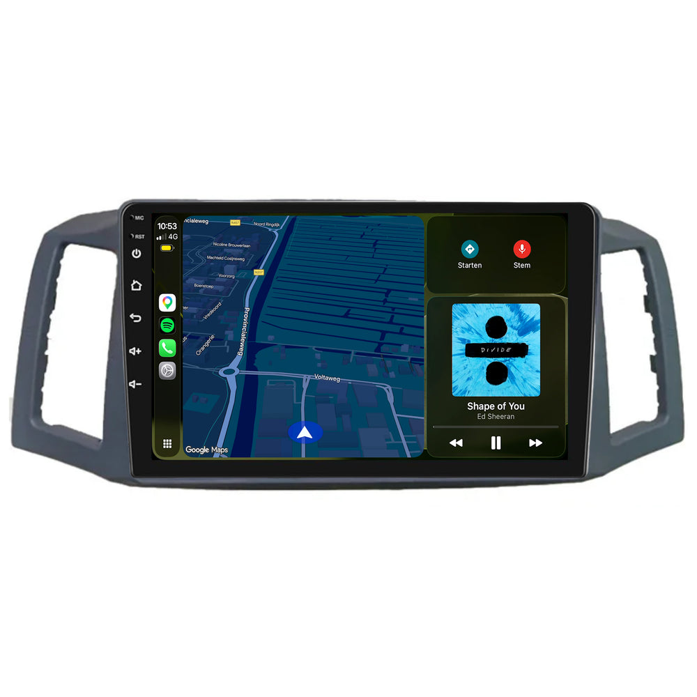 Jeep Grand Cherokee | Android 13 | Autoradio | 2004 t/m 2007 | CarPlay & Android Auto