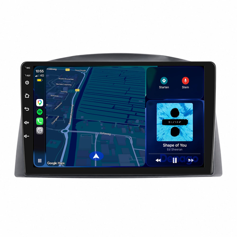 Jeep Grand Cherokee CarPlay autoradio | 2004 t/m 2007 | Denago DNG-A503 | 10 inch | Android 13 | Draadloos CarPlay & Android Auto