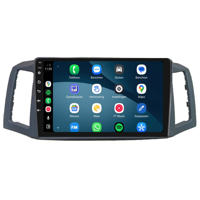 Jeep Grand Cherokee | Android 15 | 9 inch Autoradio | 2004 t/m 2007 | CarPlay & Android Auto