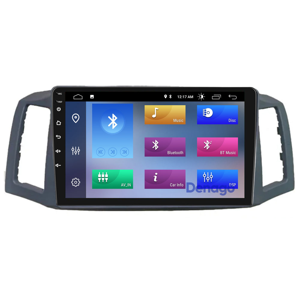 Jeep Grand Cherokee CarPlay autoradio | 2004 t/m 2007 | Denago DNG-A502 | 9 inch | Android 13 | Draadloos CarPlay & Android Auto