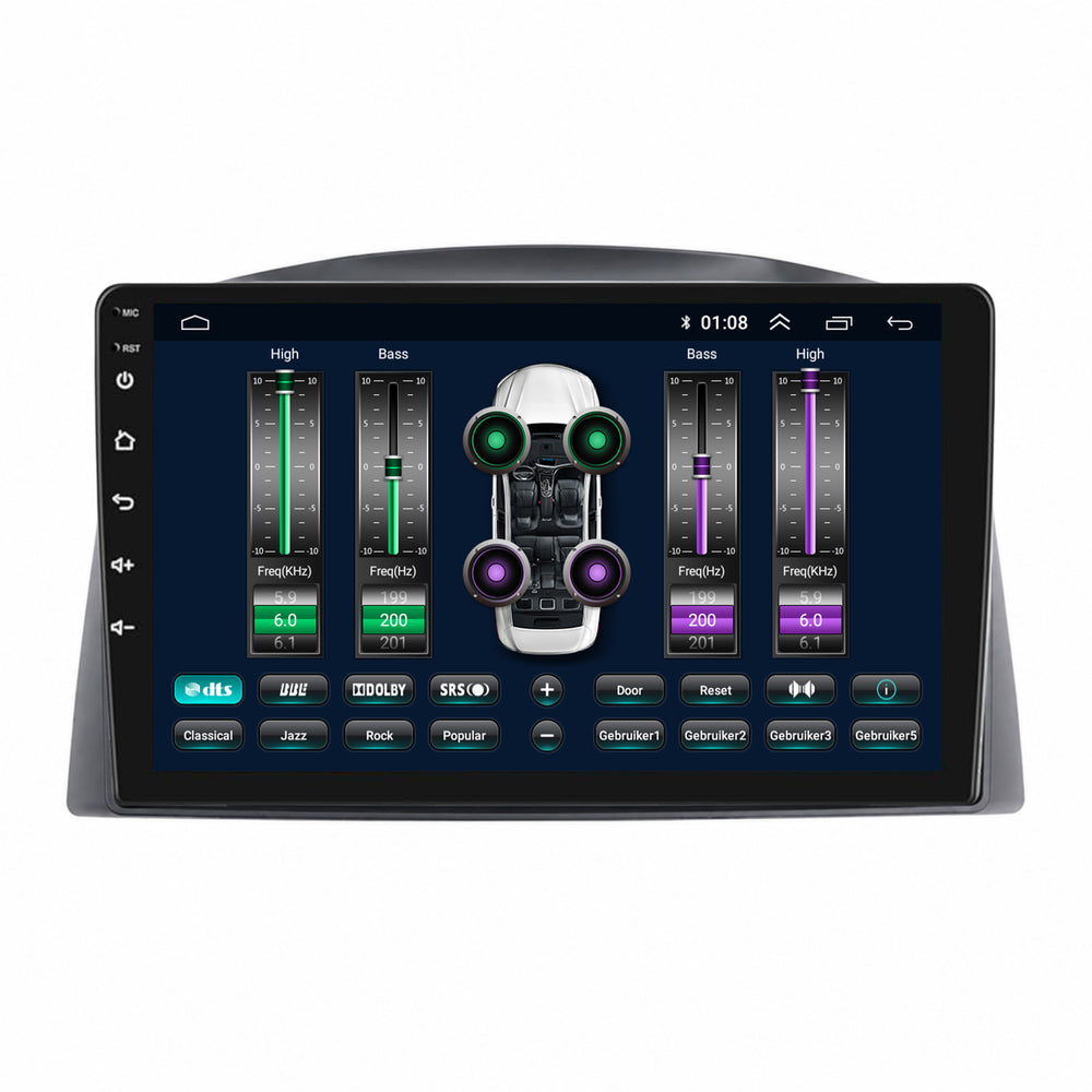 Jeep Grand Cherokee | Android 13 | Autoradio | 2004 t/m 2007 | CarPlay & Android Auto | 10 INCH