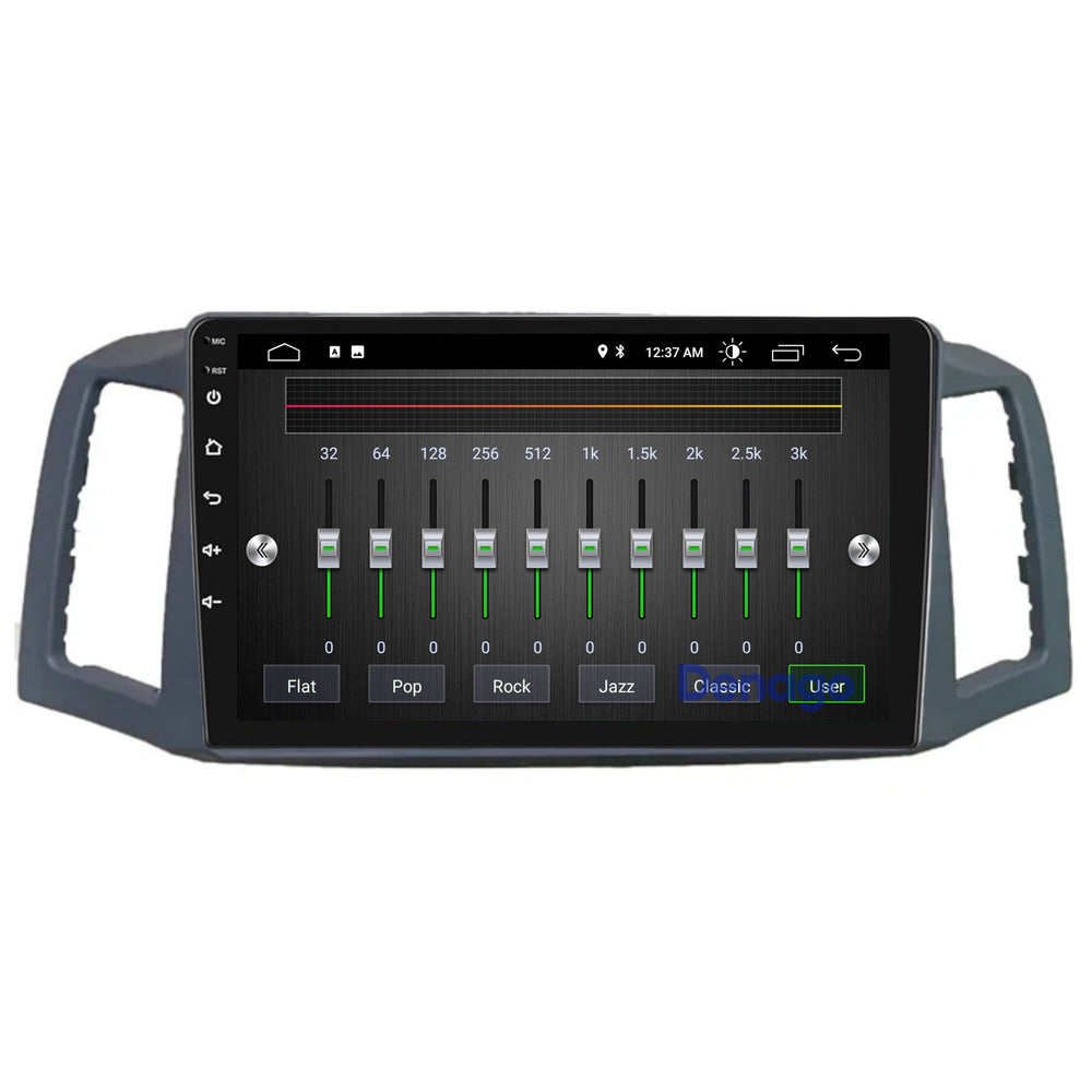 Jeep Grand Cherokee CarPlay autoradio | 2004 t/m 2007 | Denago DNG-A502 | 9 inch | Android 13 | Draadloos CarPlay & Android Auto