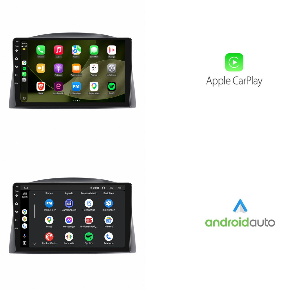 Jeep Grand Cherokee | Android 13 | Autoradio | 2004 t/m 2007 | CarPlay & Android Auto | 10 INCH