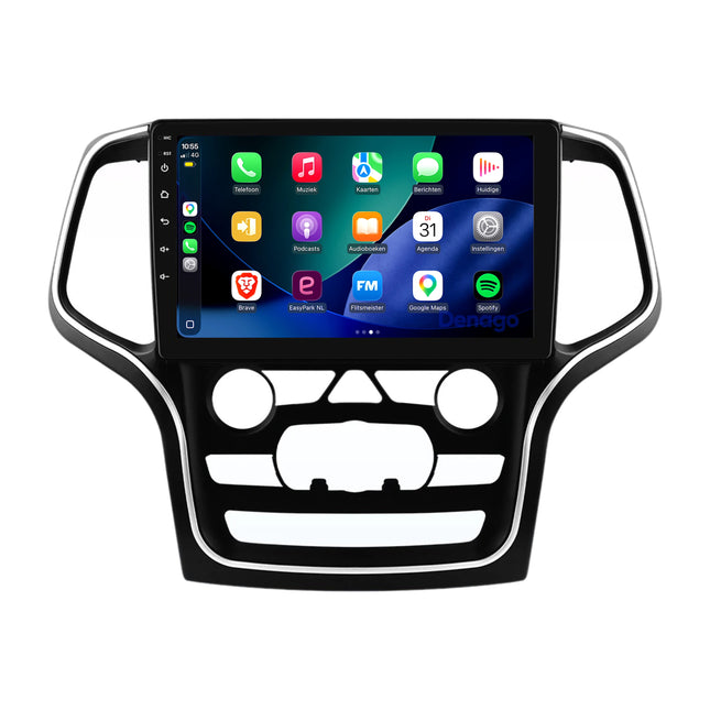 Jeep Grand Cherokee WK2 CarPlay autoradio | 2014 t/m 2022 | Denago DNG-A459 | 9 inch | Android 13 | Draadloos CarPlay & Android Auto