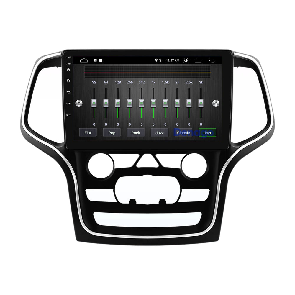 Jeep Grand Cherokee WK2 CarPlay autoradio | 2014 t/m 2022 | Denago DNG-A459 | 9 inch | Android 13 | Draadloos CarPlay & Android Auto