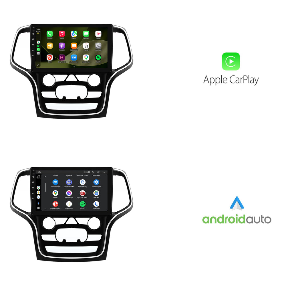 Jeep Grand Cherokee WK2 | Android 13 | Autoradio | 2014 t/m 2022 | CarPlay & Android Auto