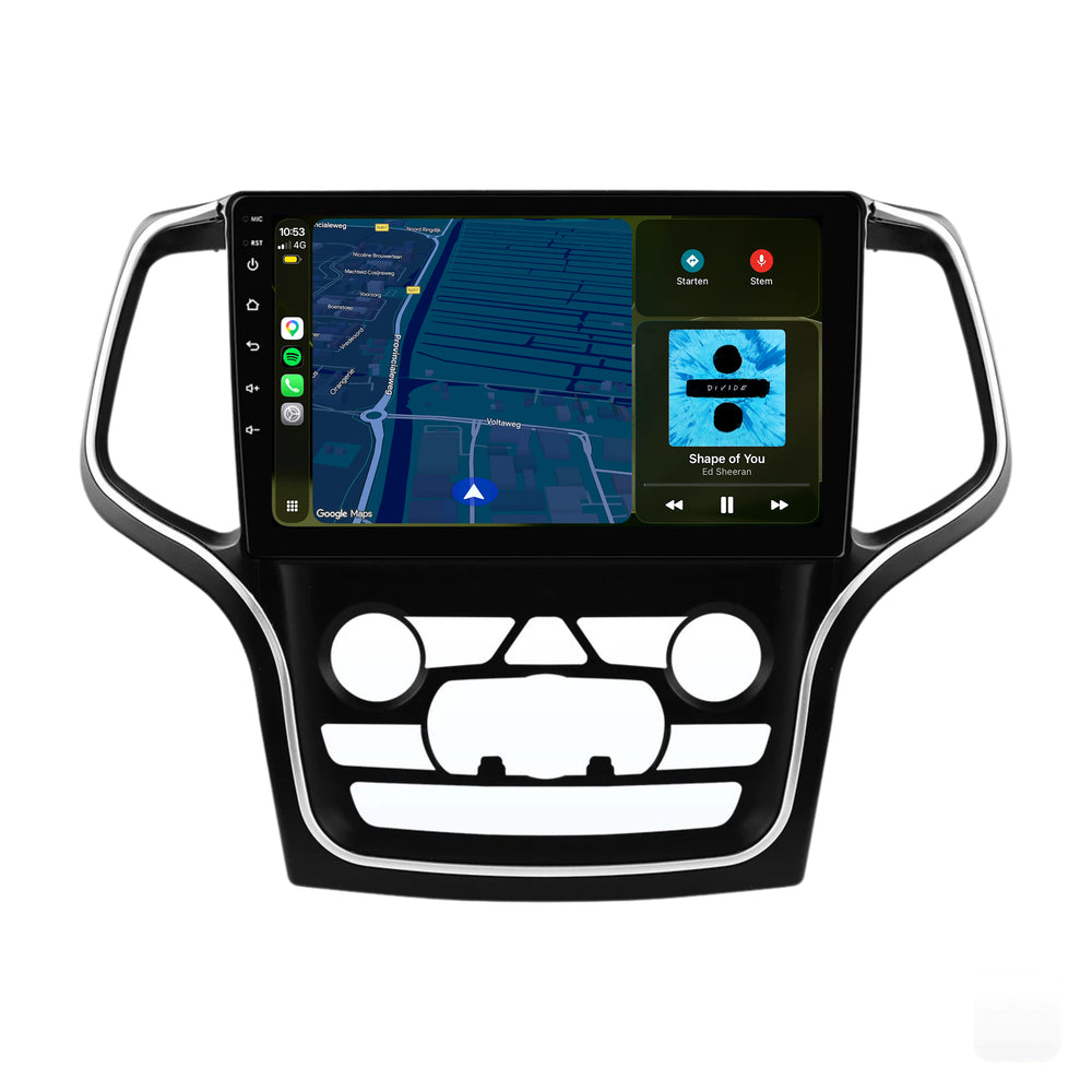 Jeep Grand Cherokee | Android 13 | Autoradio | 2014 t/m 2020 | CarPlay & Android Auto