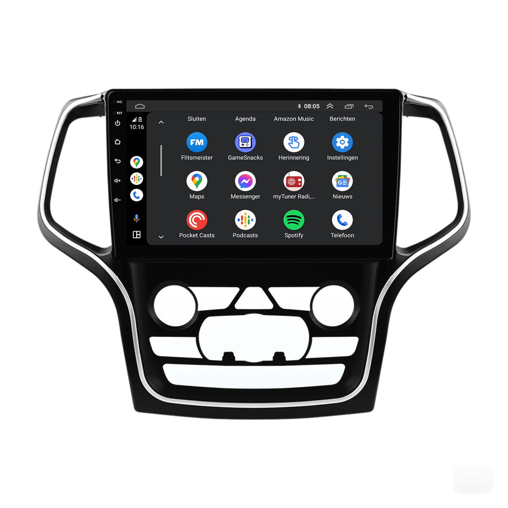 Jeep Grand Cherokee | Android 13 | Autoradio | 2014 t/m 2020 | CarPlay & Android Auto