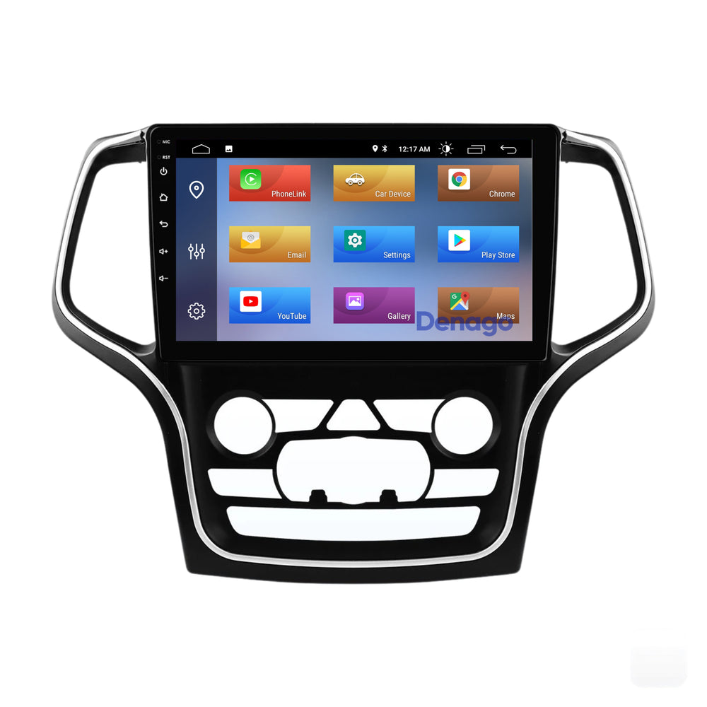 Jeep Grand Cherokee CarPlay autoradio | 2015 t/m 2018 | Denago DNG-A443 | 9 inch | Android 13 | Draadloos CarPlay & Android Auto