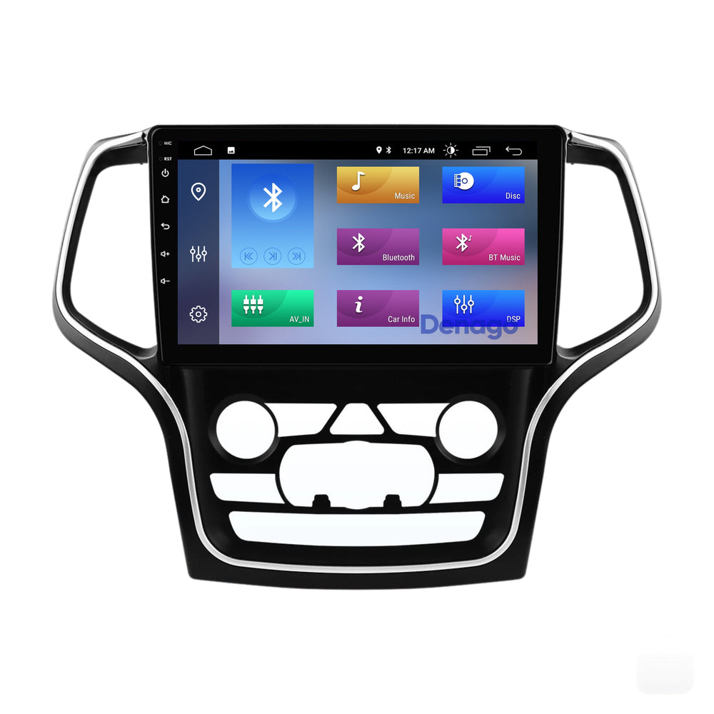 Jeep Grand Cherokee CarPlay autoradio | 2015 t/m 2018 | Denago DNG-A443 | 9 inch | Android 13 | Draadloos CarPlay & Android Auto