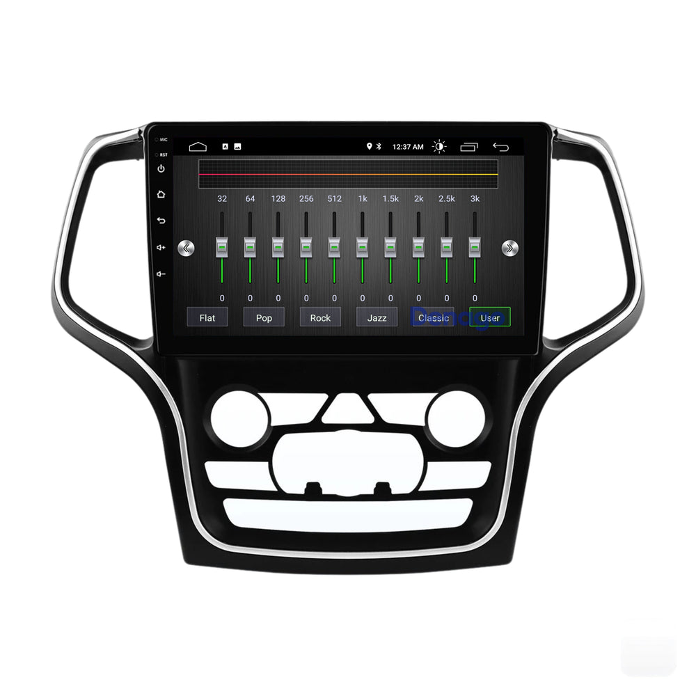 Jeep Grand Cherokee CarPlay autoradio | 2015 t/m 2018 | Denago DNG-A443 | 9 inch | Android 13 | Draadloos CarPlay & Android Auto