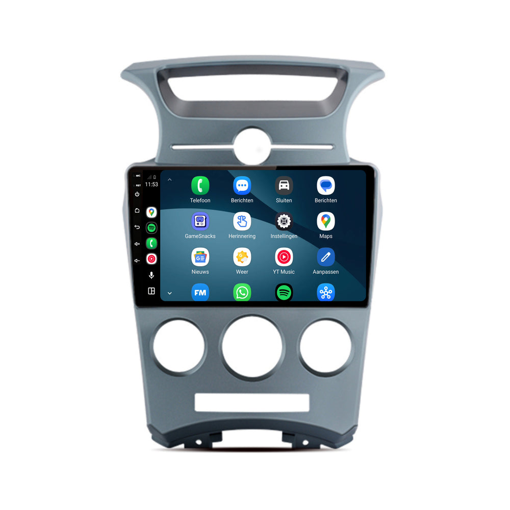 Kia Carens <tc>CarPlay</tc> & <tc>Android Auto</tc> Radio | 2006 a 2012 | 9 pulgadas | Android 15 | CTX-7163