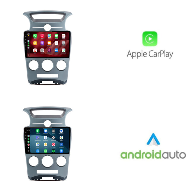 Kia Carens-radio med CarPlay och Android Auto | 2006 till 2012 | 9 tum | Android 15 | CTX-7163