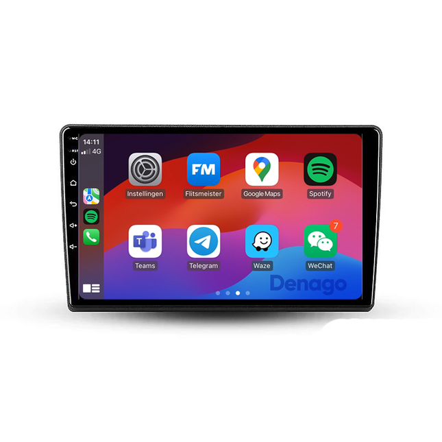 Radio para coche Kia Cee'd CarPlay | 2006 a 2011 | Denago DNG-A210 | 9 pulgadas | Androide 13 | CarPlay inalámbrico y Android Auto