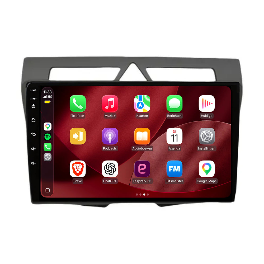 Kia Picanto CarPlay & Android Auto radio | 2008 t/m 2010 | 9 inch | Android 15 | CTX-7086