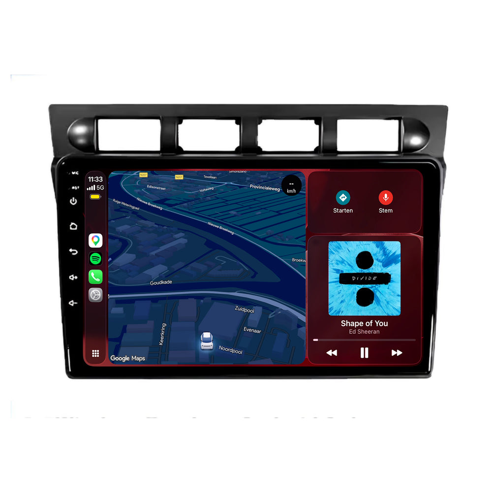 Kia Picanto CarPlay & Android Auto-radio | 2003–2010 | 9 tommer | Android 15 | CTX-7237
