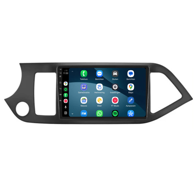 راديو Kia Picanto مع CarPlay وAndroid Auto | 2011–2016 | 9 بوصات | Android 15 | CTX-7337