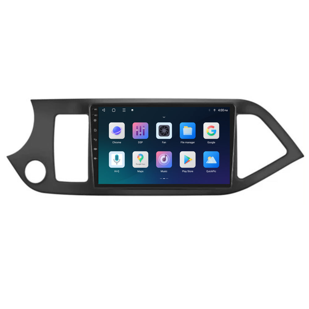 Kia Picanto-radio med CarPlay og Android Auto | 2011–2016 | 9 tommer | Android 15 | CTX-7337