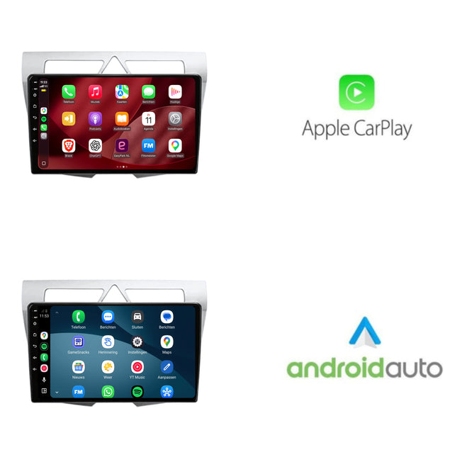 Radio samochodowe Kia Picanto z CarPlay i Android Auto | 2008 do 2010 | 9 inch | Android 15 | Srebrny | CTX-7088