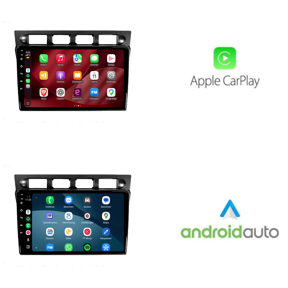 Kia Picanto CarPlay & Android Auto-radio | 2003–2010 | 9 tommer | Android 15 | CTX-7237