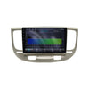 Kia Rio CarPlay & Android Auto radio | 2006 t/m 2010 | 9 inch | Android 15 | Beige | CTX-7173