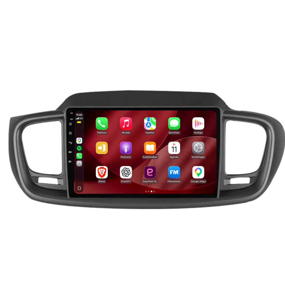 Kia Sorento-radio med CarPlay og Android Auto | 2015–2018 | 9 tommer | Android 15 | CTX-7277