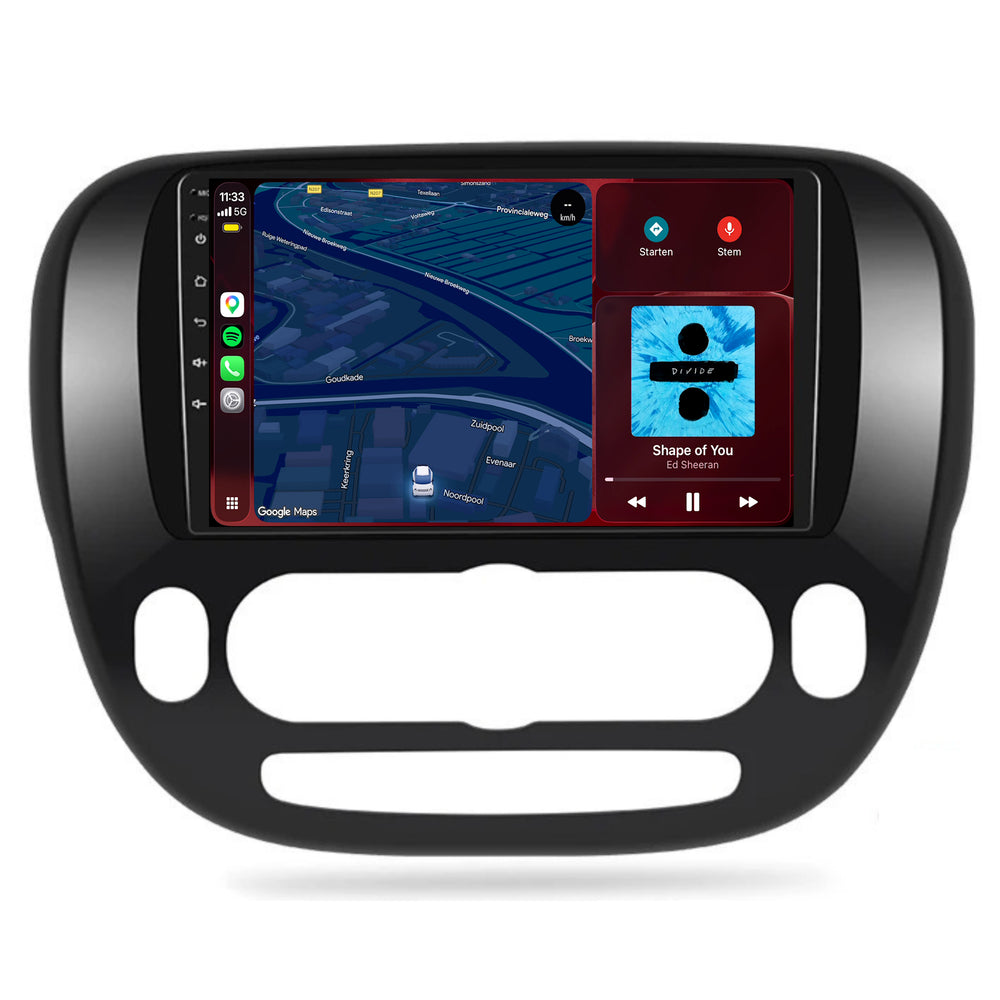 Kia Soul CarPlay & Android Auto radio | 2014–2018 | 9 inch | Android 15 | CTX-7198