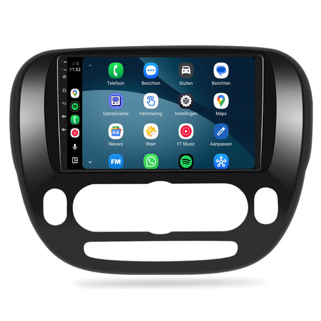 Kia Soul CarPlay & Android Auto radio | 2014–2018 | 9 inch | Android 15 | CTX-7198