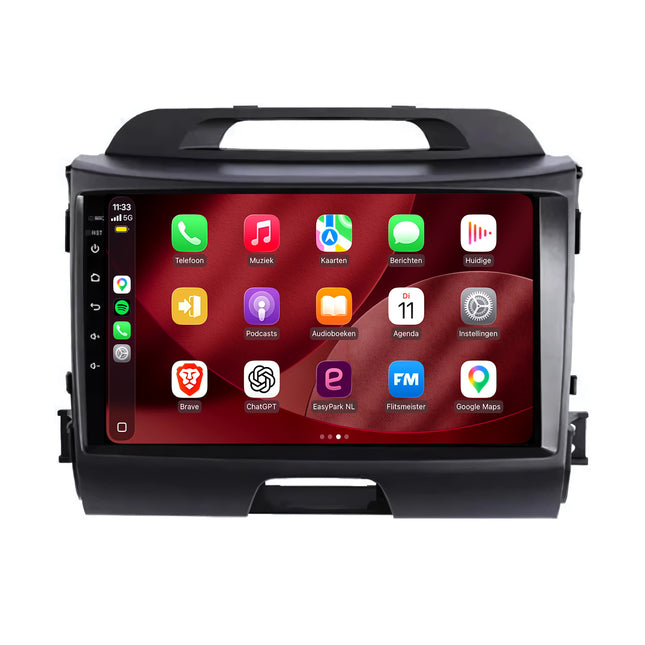 Kia Sportage | Android 15 | 9 inch Autoradio | 2010 t/m 2015 | CarPlay & Android Auto
