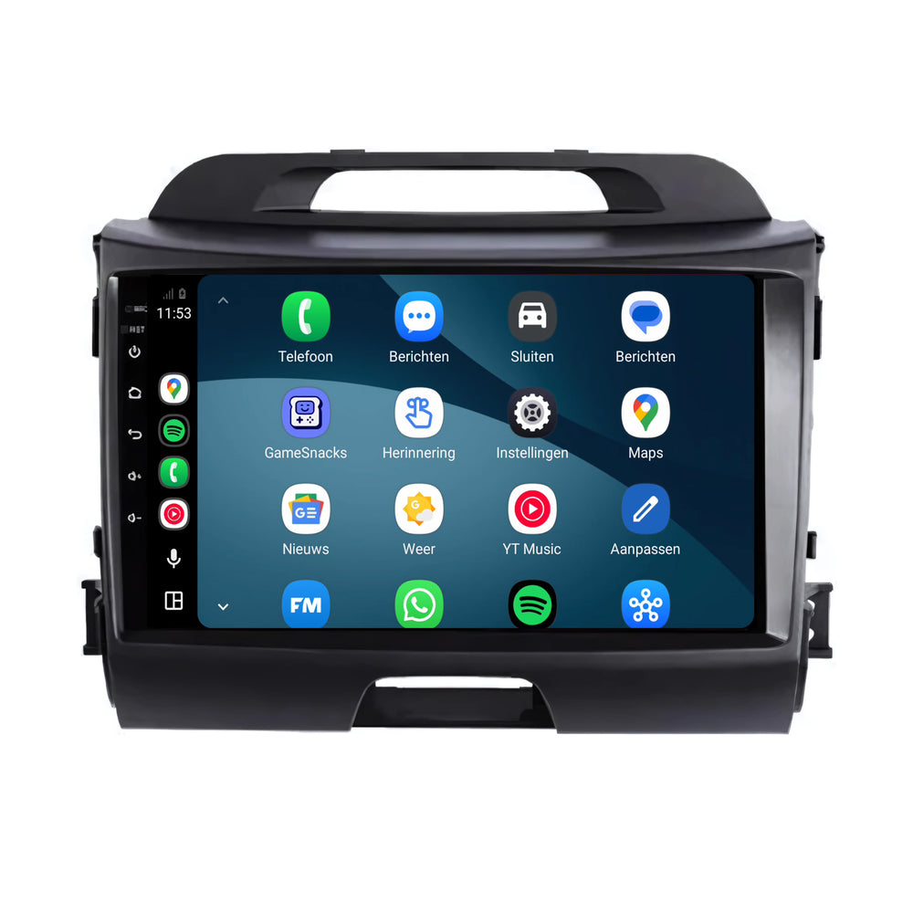 Kia Sportage | Android 15 | 9 inch Autoradio | 2010 t/m 2015 | CarPlay & Android Auto