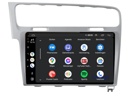Volkswagen Golf 7 Autoradio | 2012 t/m 2020 | Android 13 & CarPlay