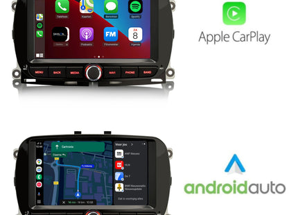 Fiat 500 CarPlay | Android 13 | 2007 t/m 2015 | 4+64GB