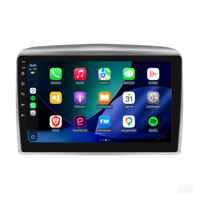 Lancia Ypsilon CarPlay autoradio | 2006 t/m 2011 | Denago DNG-A465 | 9 inch | Android 13 | Draadloos CarPlay & Android Auto