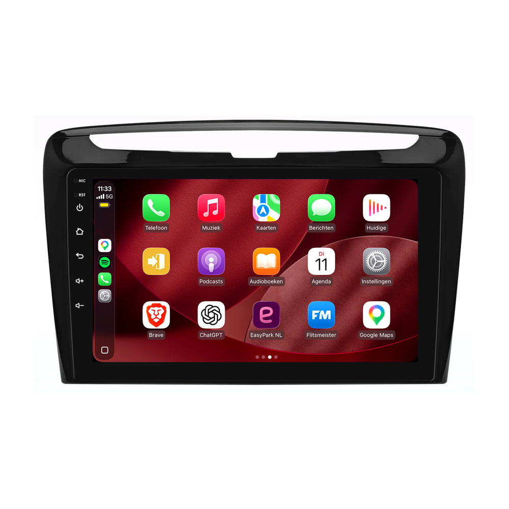 Lancia Ypsilon-radio med CarPlay og Android Auto | 2011–2020 | 9 inch | Android 15 | CTX-7445
