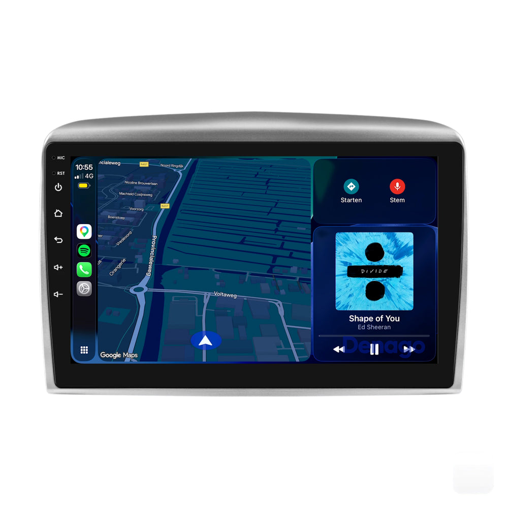 Lancia Ypsilon CarPlay autoradio | 2006 t/m 2011 | Denago DNG-A465 | 9 inch | Android 13 | Draadloos CarPlay & Android Auto