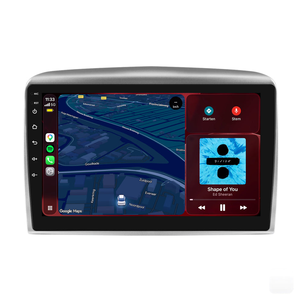 Autoradio Lancia Ypsilon con CarPlay e Android Auto | 2006–2011 | 9 pollici | Android 15 | CTX-7465