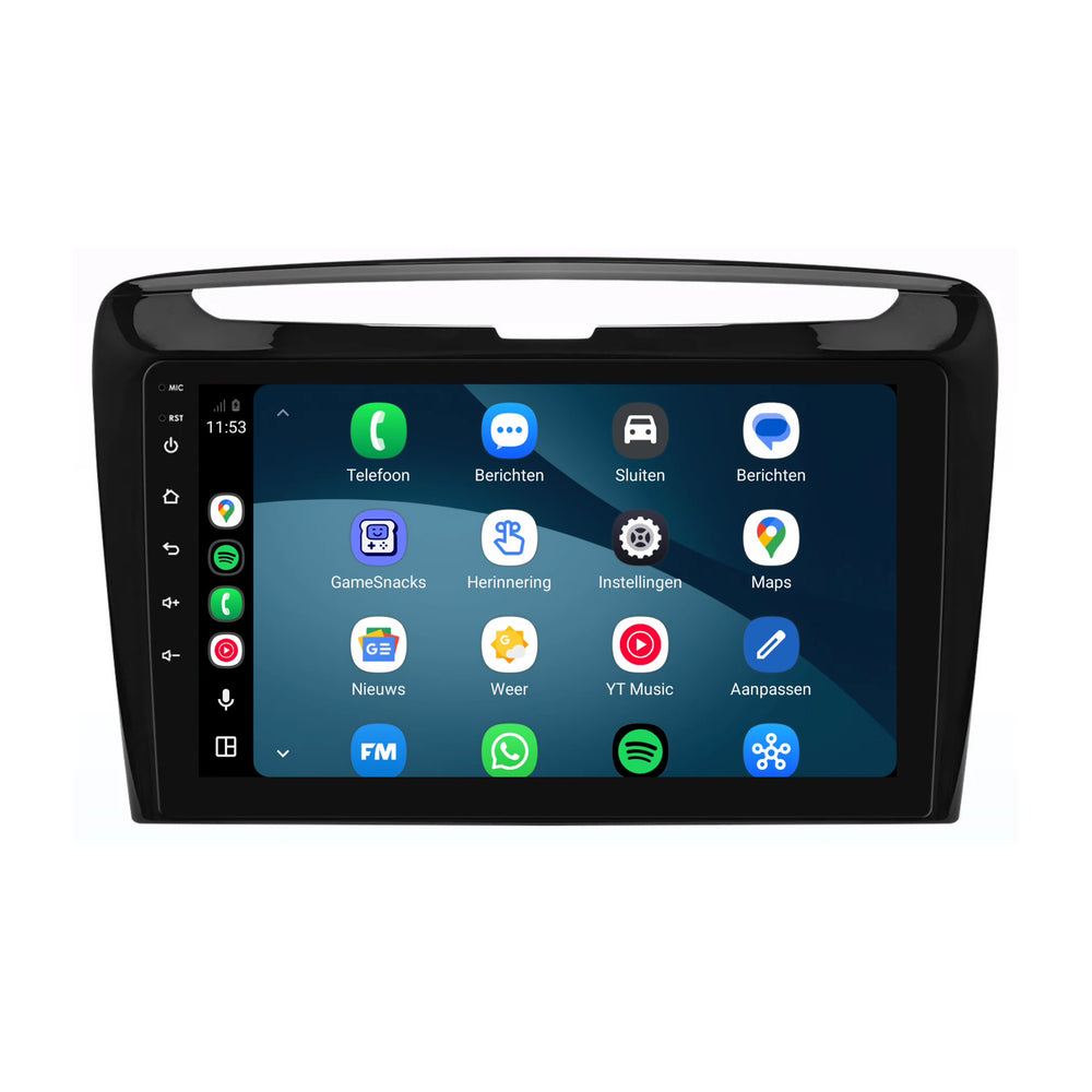 Lancia Ypsilon-radio med CarPlay og Android Auto | 2011–2020 | 9 inch | Android 15 | CTX-7445