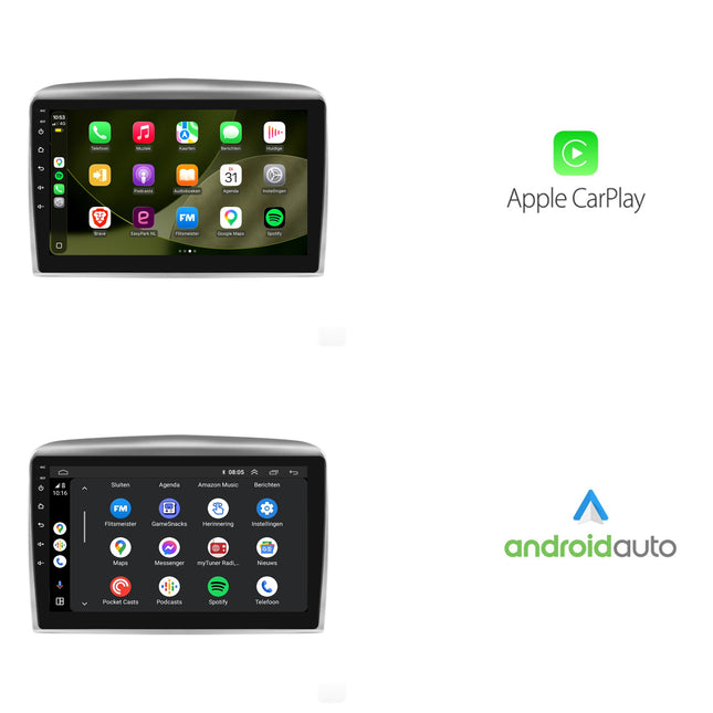 Lancia Ypsilon | Android 13 | Autoradio | 2006 t/m 2011 | CarPlay & Android Auto