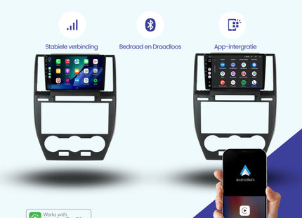 Land Rover Freelander 2 CarPlay autoradio | 2007 t/m 2012 | Denago DNG-A387 | 9 inch | Android 13 | Draadloos CarPlay & Android Auto