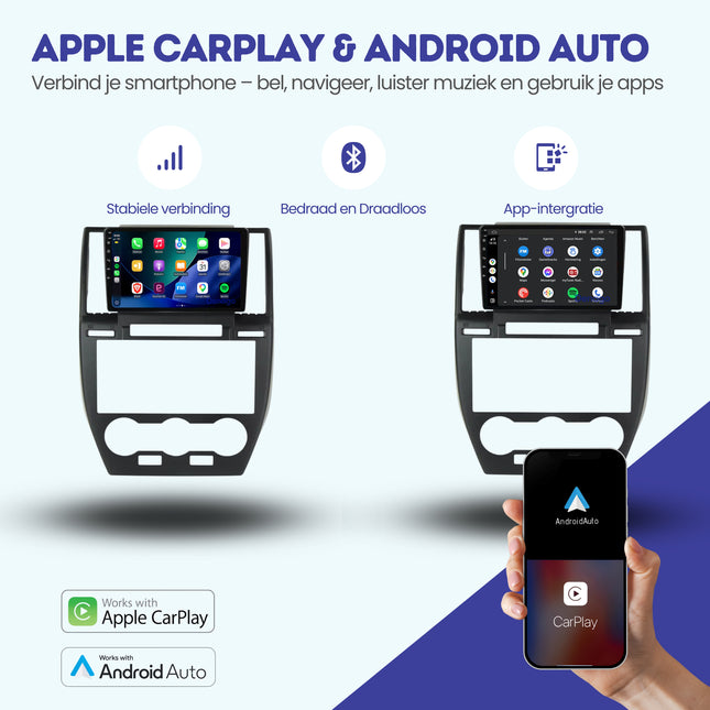 Land Rover Freelander 2 CarPlay autoradio | 2007 t/m 2012 | Denago DNG-A387 | 9 inch | Android 13 | Draadloos CarPlay & Android Auto