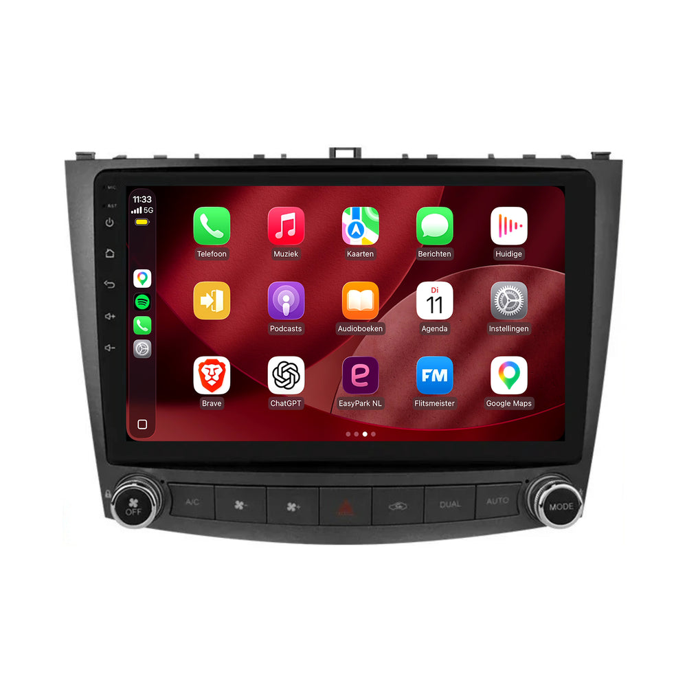 Lexus IS Radio mit CarPlay & Android Auto | 2006–2012 | 10 Zoll | Android 15 | CTX-7479