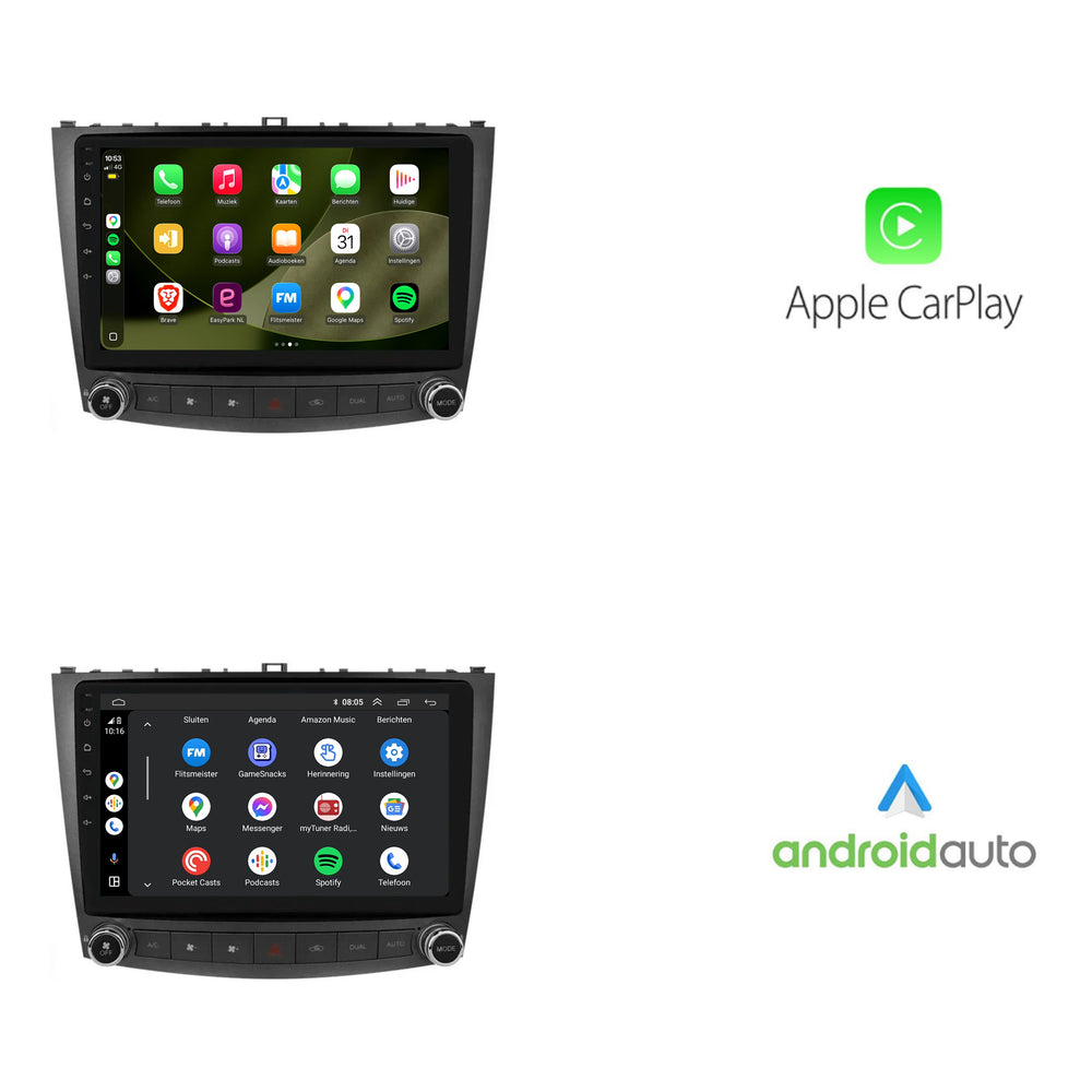 Lexus IS | Android 13 | Autoradio | 2006 t/m 2012 | CarPlay & Android Auto