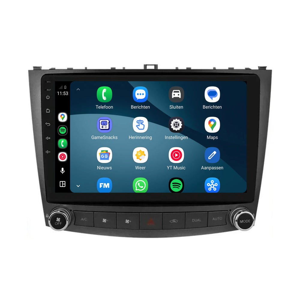 Lexus IS Radio mit CarPlay & Android Auto | 2006–2012 | 10 Zoll | Android 15 | CTX-7479