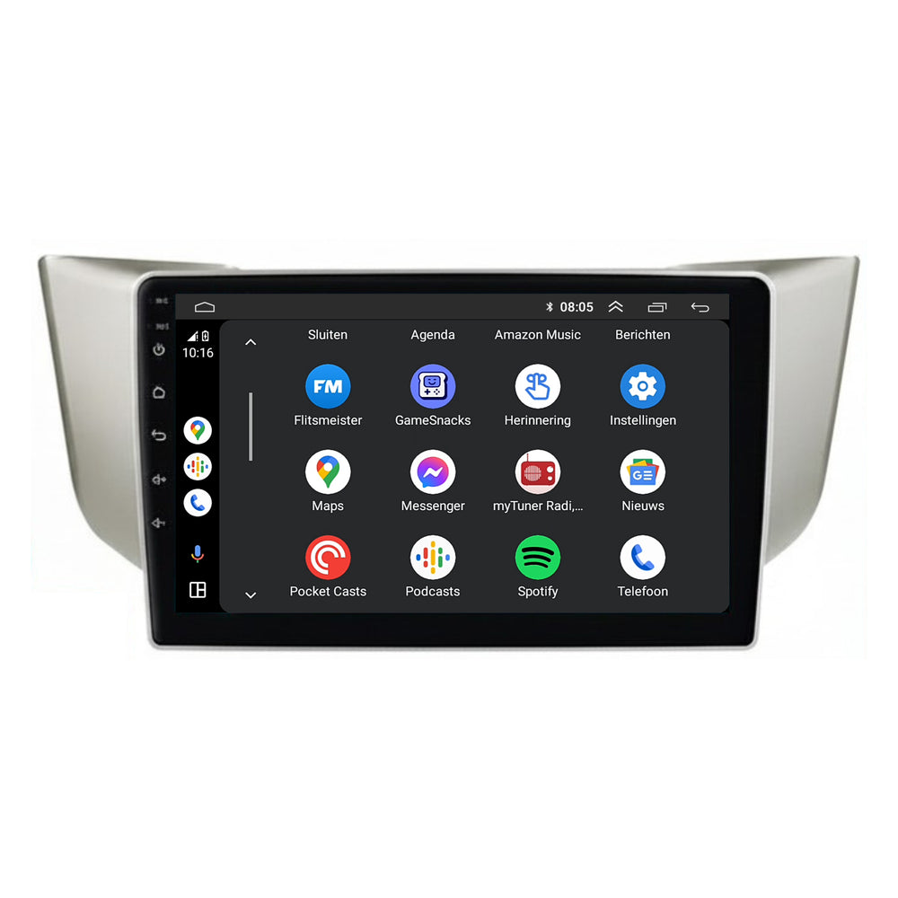 Lexus RX | Android 13 | Autoradio | 2003 t/m 2009 | CarPlay & Android Auto