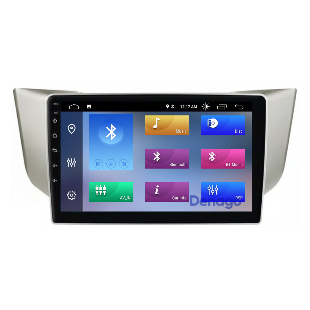 Lexus RX CarPlay autoradio | 2003 t/m 2009 | Denago DNG-A480 | 9 inch | Android 13 | Draadloos CarPlay & Android Auto