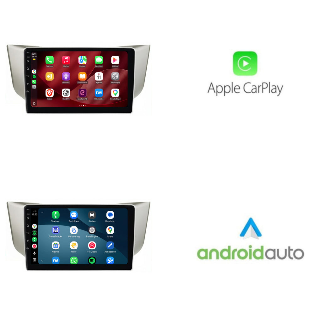 Autoradio per Lexus RX con CarPlay e Android Auto | 2003–2009 | 9 pollici | Android 15 | CTX-7480