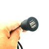 Cartónix | CTX-3300 | Cable incorporado de 1 metro con doble puerto USB para salpicadero